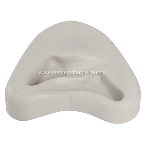Outdoor yoga meditation triangle white seat cushion